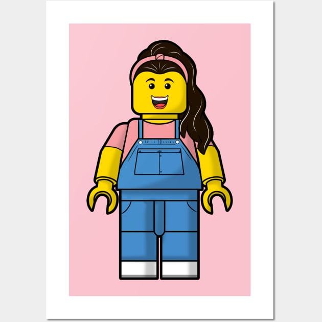 Ms. Rachel Lego Design Wall Art by Rjay21